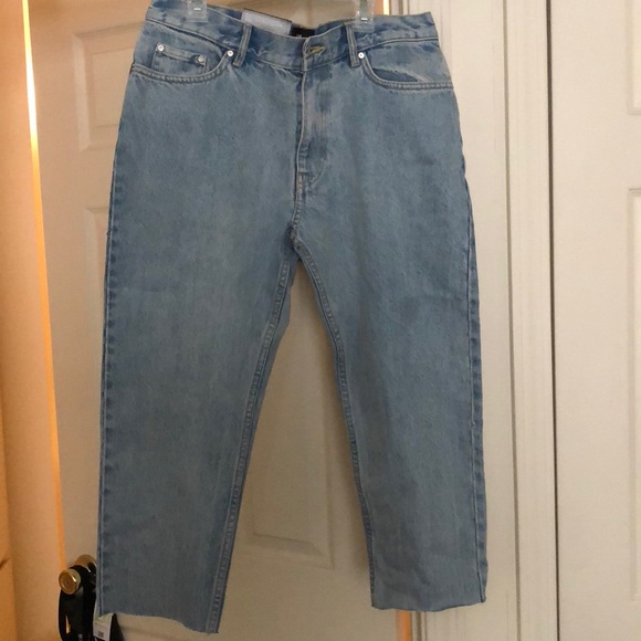 h&m cropped jeans